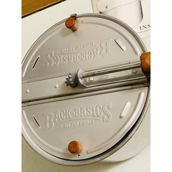 Back To Basics 2003 Aluminum Stove Top Popper See Photos - Picture 3 of 8